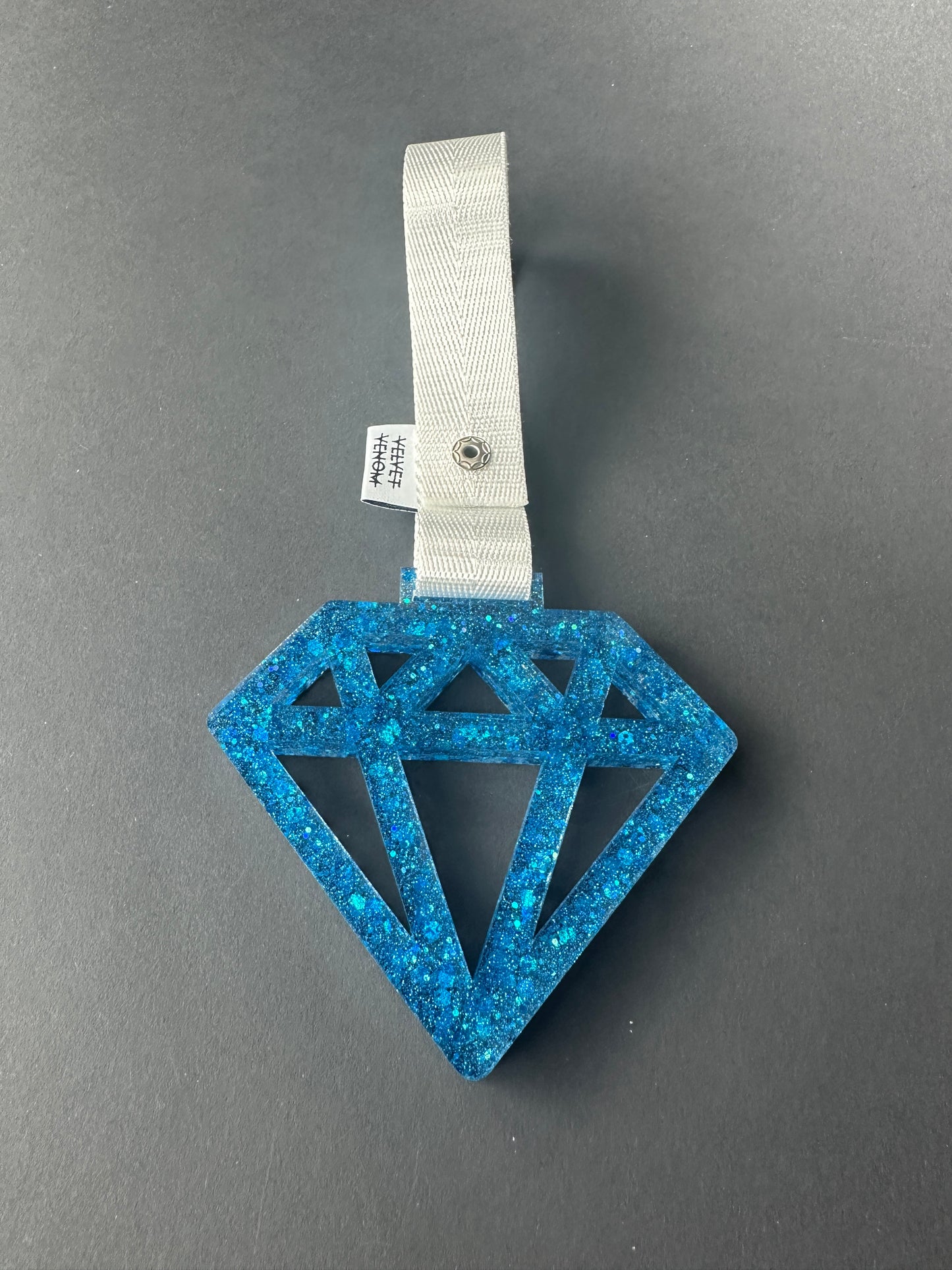 Diamond Tsurikawa Transparent/Glitter Blue