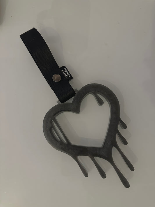 Dripping Heart Tsurikawa Transparent Grey