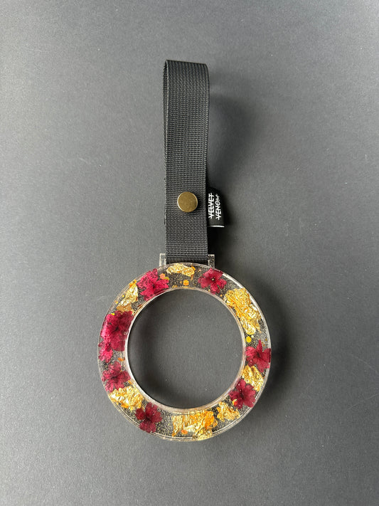 Ring Tsurikawa Transparent/Red/Gold