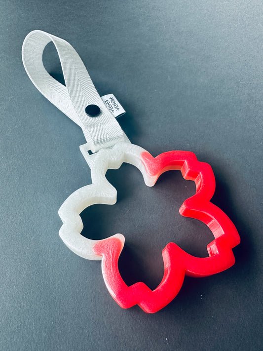 Sakura Tsurikawa White/Watermelon Red