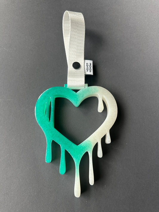 Dripping Heart Tsurikawa White/Mint
