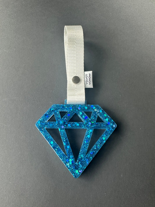 Diamond Tsurikawa Transparent/Glitter Blue