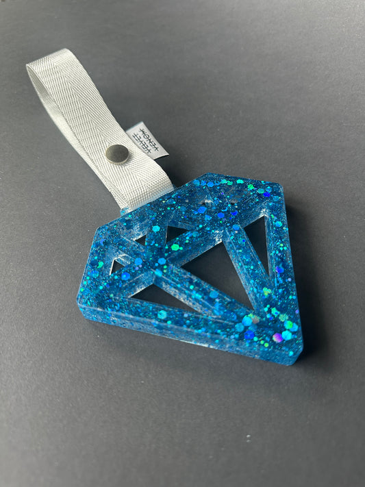 Diamond Tsurikawa Transparent/Glitter Blue